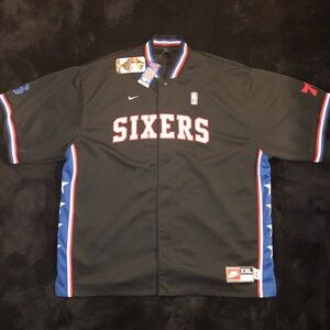 Vintage Nike Philadelphia Sixers Warm Up Jersey